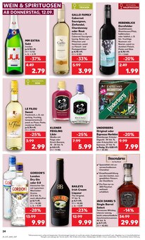 Gin im Kaufland Prospekt "KNÜLLER" mit 44 Seiten (Kassel)