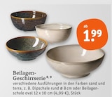 Beilagen-Geschirrserie Angebote bei tegut Filderstadt für 1,99 €