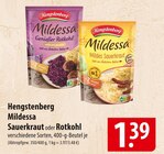 Hengstenberg Mildessa Sauerkraut oder rotkohl Angebote bei famila Nordost Buchholz für 1,39 €