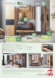 Garderobe Angebot im XXXLutz Möbelhäuser Prospekt, gültig von 16.02.2026 bis 01.03.2026 Garderobe Angebot im aktuellen XXXLutz Möbelhäuser Prospekt auf Seite 24