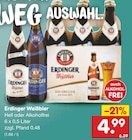 Weißbier Angebote von Erdinger bei Netto Marken-Discount Moers für 4,99 €
