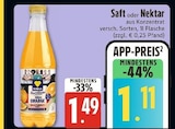 Saft oder Nektar im E xpress Prospekt Saft oder Nektar von Edeka Herzstücke im aktuellen E xpress Prospekt für 1,11 €