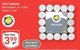 Teelichte im Angebot bei GLOBUS in Rostock Teelichte Angebote von OHO bei GLOBUS Rostock für 3,99 €