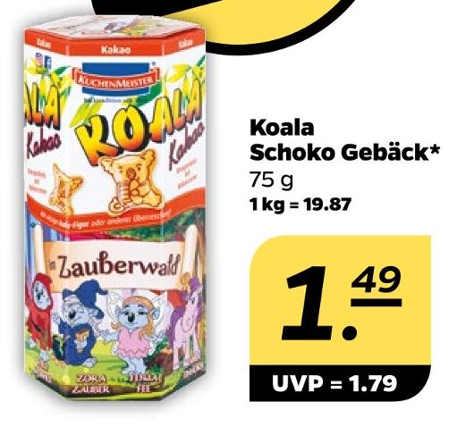 Koala Schoko Gebäck