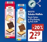 Waffeln im ALDI SÜD Prospekt Schoko-Waffeln von Biscotto im aktuellen ALDI SÜD Prospekt für 2,29 €