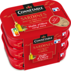 SARDINES À L'HUILE D'OLIVE CONNÉTABLE - CONNETABLE en promo chez Auchan Hypermarché Le Havre à 6,85 €