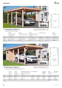 Carport im Hagebaumarkt Prospekt "GARTENGESTALTUNG" mit 228 Seiten (Mainz)