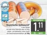 Bayerische Gelbwurst mit Petersilie im EDEKA Prospekt Bayerische Gelbwurst mit Petersilie im aktuellen EDEKA Prospekt für 1,11 €