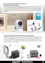 Prix et réduction Caméra Wifi dans le prospectus PEARL en cours Offre Caméra Wifi dans le catalogue PEARL du moment à la page 18
