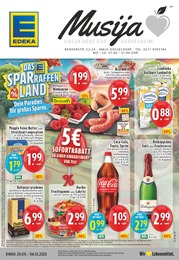 EDEKA Prospekt für Düsseldorf: "Aktuelle Angebote", 24 Seiten, 29.09.2025 - 04.10.2025