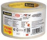 Lot de 3 rubans de masquage - Scotch en promo chez Hyper U Rambouillet à 5,49 €