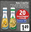 Cremefine im Angebot bei EDEKA in Voerde Cremefine Angebote von Rama bei EDEKA Voerde für 1,49 €
