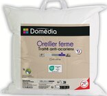 Oreiller ferme traité anti-acariens - DOMEDIA en promo chez Intermarché Hyper Montpellier à 8,38 €