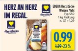 Weizen Mehl Typ 550 im Angebot bei diska in Erlangen Weizen Mehl Typ 550 Angebote von EDEKA Herzstücke bei diska Erlangen für 0,99 €
