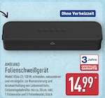 Folienschweißgerät von Ambiano für 14,99 € bei ALDI Nord im Angebot Folienschweißgerät von Ambiano im aktuellen ALDI Nord Prospekt