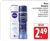 Fresh Natural im Angebot bei E center in Ansbach Fresh Natural Angebote von Nivea bei E center Ansbach für 2,49 €