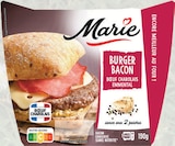 Burger Bacon, Bœuf Charolais, Emmental, Sauce aux 2 Poivres - MARIE dans le catalogue Intermarché Super