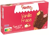 Bâtonnets glacés vanille x6 & fraise x6 - Netto dans le catalogue Netto