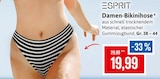 Damen-Bikinihose im Angebot bei Kaufhaus Stolz in Wismar Damen-Bikinihose Angebote von ESPRIT bei Kaufhaus Stolz Wismar für 19,99 €