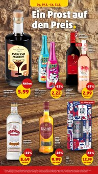 Whiskey im aktuellen Penny Prospekt (Lübeck) Whiskey im Penny Prospekt "Wer günstig will, muss Penny." mit 49 Seiten (Lübeck)