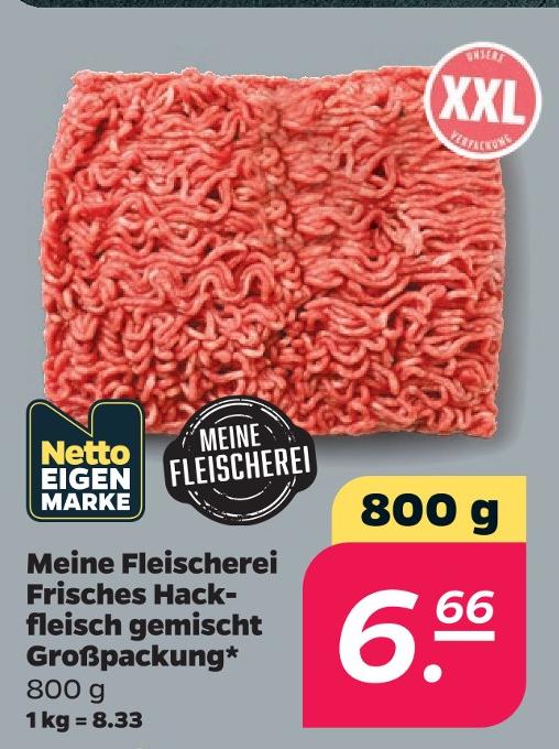 Meine Fleischerei Frisches Hackfleisch gemischt