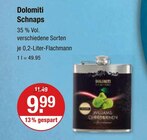 Schnaps im V-Markt Prospekt Schnaps von Dolomiti im aktuellen V-Markt Prospekt für 9,99 €