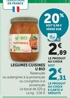 Légumes cuisinés - U Bio en promo chez U Express Strasbourg à 2,31 €