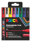 Set 8 marqueurs pointe conique fine - couleurs basiques - POSCA - JouéClub à Joué-lès-Tours Set 8 marqueurs pointe conique fine - couleurs basiques - POSCA en promo chez JouéClub Joué-lès-Tours à 29,99 €