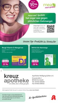 mea - meine apotheke Prospekt der KW 44 "Unsere Oktober-Angebote" Aktueller mea - meine apotheke Prospekt "Unsere Oktober-Angebote" Seite 1 von 4 Seiten