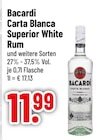 Aktuelles Carta Blanca Superior White Rum Angebot bei Trinkgut in Regensburg ab 11,99 €