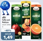 Säfte und Nektare von albi im aktuellen aktiv & irma Prospekt