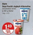 Soya Frucht-Joghurt-Alternative von Alpro im aktuellen V-Markt Prospekt für 1,49 €