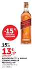 Blended Scotch Whisky Red Label 40° - Johnnie Walker - Super U à Tremblay-en-France Blended Scotch Whisky Red Label 40° - Johnnie Walker en promo chez Super U Tremblay-en-France à 13,17 €