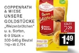 E center Düsseldorf - Unsere Goldstücke Weizenbrötchen Angebot im Prospekt Unsere Goldstücke Weizenbrötchen bei E center im Düsseldorf Prospekt für 1,49 €