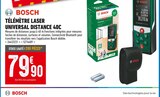 Télémètre laser universal distance 40c - BOSCH en promo chez Brico Cash Aurillac à 79,90 €