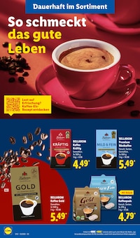 Kaffee im aktuellen Lidl Prospekt (Bruchsal) Kaffee im Lidl Prospekt "LIDL LOHNT SICH" mit 73 Seiten (Bruchsal)