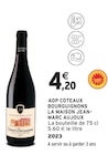 Intermarché Contact Morancez - Promo AOP Coteaux Bourguignons Promo AOP Coteaux Bourguignons à 4,20 € dans le catalogue Intermarché Contact à Morancez