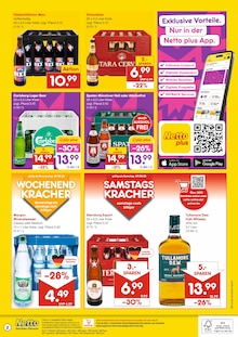 Bier im Netto Marken-Discount Prospekt "DER ORT, AN DEM DU IMMER AUSGEZEICHNETE PREISE FINDEST." mit 2 Seiten (Dresden)