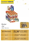 Kinder Joy Angebote von Kinder bei Metro Pirmasens für 26,96 €