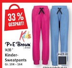 Kinder-Sweatpants im Angebot bei Kaufhaus Stolz in Schwerin Kinder-Sweatpants Angebote von P+E Brown bei Kaufhaus Stolz Schwerin für 10,00 €