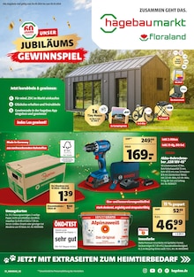 Aktueller Hagebaumarkt Prospekt "UNSER JUBILÄUMSGEWINNSPIEL" Seite 1 von 24 Seiten für Holzminden