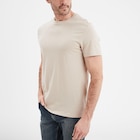 T-shirt en coton manches courtes gris clair homme en promo chez La Halle T-shirt en coton manches courtes gris clair homme dans le catalogue La Halle
