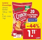 Netto Marken-Discount Hohen Neuendorf - Crunchips Angebot im Prospekt Crunchips bei Netto Marken-Discount im Hohen Neuendorf Prospekt für 1,11 €