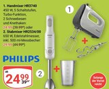 Handmixer HR3740 Angebote von Philips bei GLOBUS Völklingen für 24,99 €