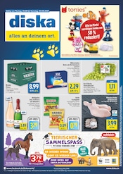 Aktueller diska Discounter Prospekt in Schneeberg und Umgebung, "alles an deinem ort." mit 12 Seiten, 25.08.2025 - 30.08.2025