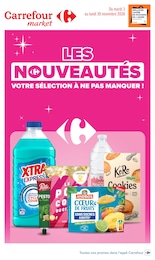 Catalogue Supermarchés de Carrefour Market à La Chapelle-Saint-Luc Prospectus Carrefour Market à La Chapelle-Saint-Luc, "LES NOUVEAUTÉS", 12 pages, 03/11/2026 - 30/11/2026