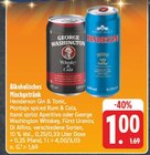 Whiskey & Cola Angebote von George Washington bei E center Amberg für 1,00 €