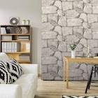 Papier peint intissé imitation pierre blanche - Ugepa - Décor Discount à Narbonne Papier peint intissé imitation pierre blanche - Ugepa en promo chez Décor Discount Narbonne à 13,90 €