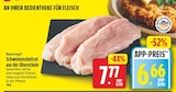 Schweineschnitzel aus der Oberschale von Bauerngut für 6,66 € bei EDEKA im Angebot Schweineschnitzel aus der Oberschale von Bauerngut im aktuellen EDEKA Prospekt