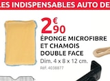 Mr.Bricolage Sarzeau - Promo Éponge microfibre et chamois double face Promo Éponge microfibre et chamois double face à 2,90 € dans le catalogue Mr.Bricolage à Sarzeau